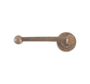 PU toiletrolhouder enkel LINKS RB ruw brons (13808)