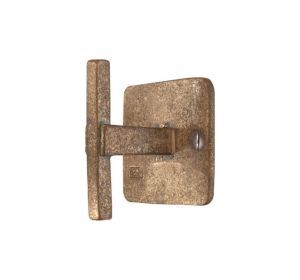 PU garderobehaak PTT RB ruw brons (13841)