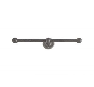 PU toiletrolhouder dubbel RM ruw metaal (15331)