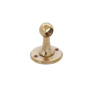 PU middensteun PRst rond kort RB ruw brons poli (18253)