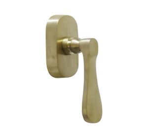 CDL raamkruk COH289 DK OS geborsteld messing (21785)