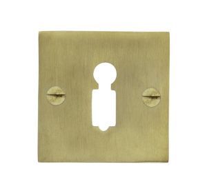 CDL sleutelplaatje 50Q BB OS geborsteld messing (21796)