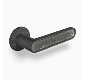 PU deurkruk PH "CAST" / 50F RM ruw metaal (27980)