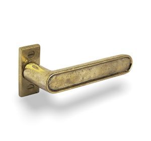 PU deurkruk PH "CAST"/ PBTC Q RBP ruw brons gepolijst- 28000