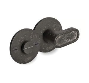 PU toiletgarnituur CAST/50F rond RM ruw metaal (28850)