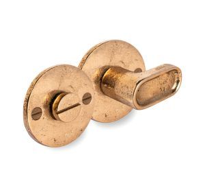 PU toiletgarnituur CAST/50F rond RBP ruw brons poli (28854)