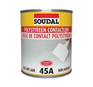 Contactlijm voor polystyreen 45A (750ml)