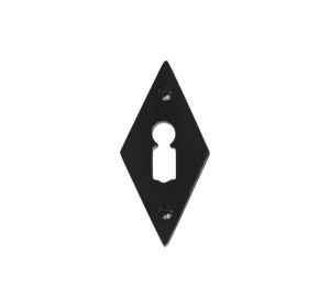 CDF sleutelplaatje BB E1100 ruit - zwart (9658)