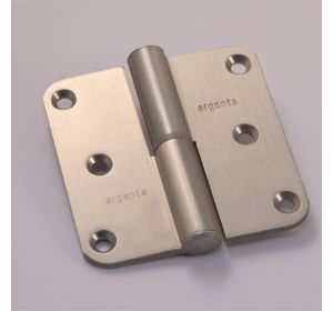 Paumel Argenta 80x80A gesloten - aluminium - inox-look