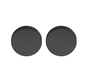 ART blinde plaatjes rond 8mm - zwart textuur (27228/BL)