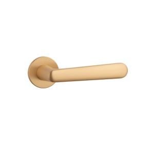 Aprile deurkruk ARIA rond 5mm rozet KG mat goud