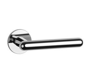 Aprile deurkruk ASTERIA rond 5mm rozet LC chroom gepolijst