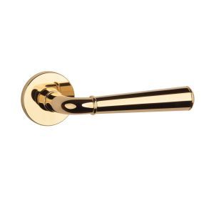 Aprile deurkruk MARIGOLD rond LG goud gepolijst