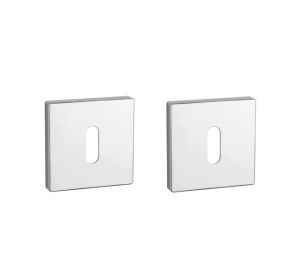 Aprile sleutelplaatjes vierkant 5mm OB LC chroom gepolijst