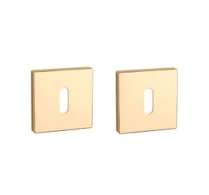 Aprile sleutelplaatjes vierkant 5mm OB LG goud gepolijst