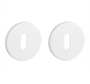 Aprile sleutelplaatjes rond 5mm OB WH wit