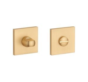 Aprile toiletgarnituur Q vierkant WC GOLD SATIN mat goud
