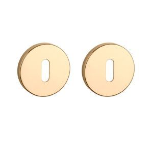Aprile sleutelplaatjes rond OB GOLD goud PVD