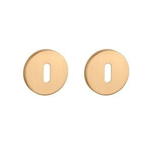 Aprile sleutelplaatjes rond OB 52mm KG mat goud