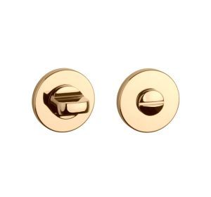 Aprile toiletgarnituur rond WC 52mm LG goud gepolijst PVD