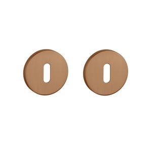 Aprile sleutelplaatjes rond OB 52mm PN mat koper PVD