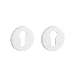 Aprile cilinderplaatjes rond PZ 52mm WH wit