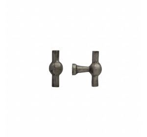 CDF kasttop BTCH 45x40mm spoorweg T smeedijzer (10449)
