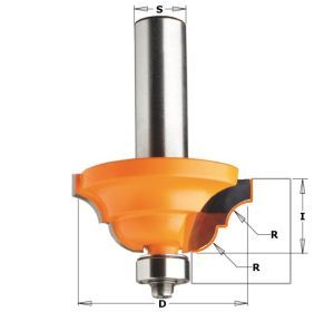 CMT profielfrees met geleidelager (hol - bol)