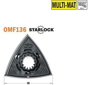 CMT OMF136-X1 geperforeerde schuurvoet, Starlock, 93mm