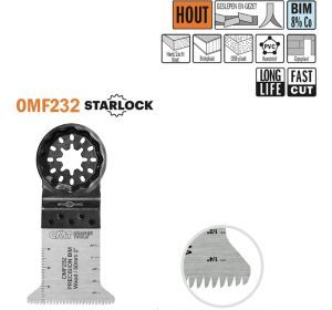 CMT OMF232 multitoolzaagblad Japanse vertanding hout, 45mm