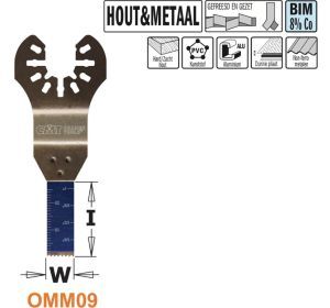 CMT OMM09-X1 voor hout en metaal, 10mm