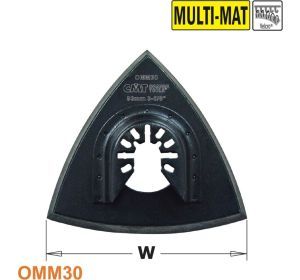 CMT OMM30-X1 geperforeerde schuurvoet, 93mm (universeel)