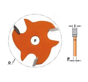 CMT schijffrees voor laterale sleuven Z3