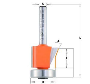 CMT 907.210.11 uitloopfrees HW met lager - 24,5 x 16 x 8mm