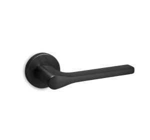 CONV deurkruk 1515 op ronde rozas mat zwart