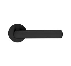 DND deurkruk LUCE rond R+BB zwart