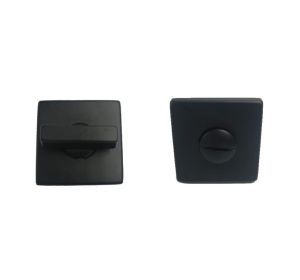 DND toiletgarnituur WC vierkant 50mm zwart