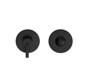 DND toiletgarnituur TIMELESS 4mm, rond 50mm zwart