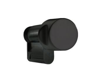 Halve knopcilinder DOM (knop K6) zwart mat F27