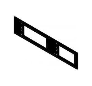 Montageplaat voor GEZE TS 4000 / TS 5000 zwart mat (076508)