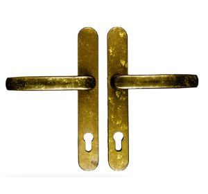 HD veiligheidsgarnituur kruk+kruk old yellow