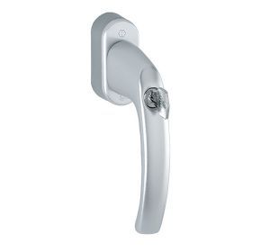 HOPPE raamkruk 0530S sleutel SECUSTIK alu F1 (32-42mm)