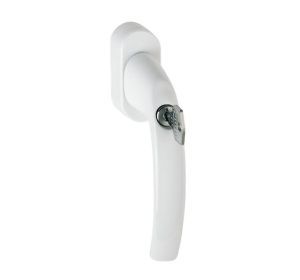 HOPPE raamkruk 0530S sleutel SECUSTIK wit F9016 (32-42mm)