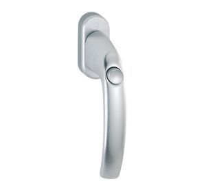 HOPPE raamkruk 0530SV drukknop alu F1 (32mm)
