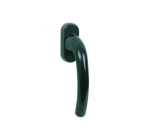 HOPPE raamkruk 0710/U26 alu F9714M zwart mat