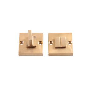 JOLIE toiletgarnituur VIERKANT 42x42mm aged gold J-7013-GA