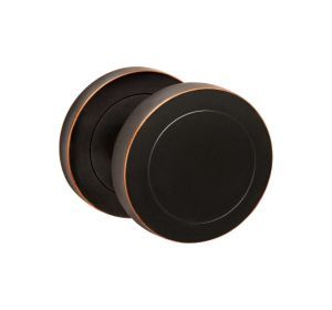 KA deurtop EK530 R2 81 op ronde rozas antiek brons