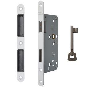 Magneetslot binnendeurslot BB 55 / 72 wit - VP20mm