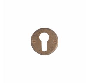 PU cilinderplaatje 50R PZ rond RB ruw brons (13357)