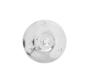 PU deurbel rond BS RO90 WB wit brons (15709)
